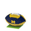 FOCO NCAA 3D BRXLZ Football - Michigan Wolverines Team Spirit, One Size, Football Color