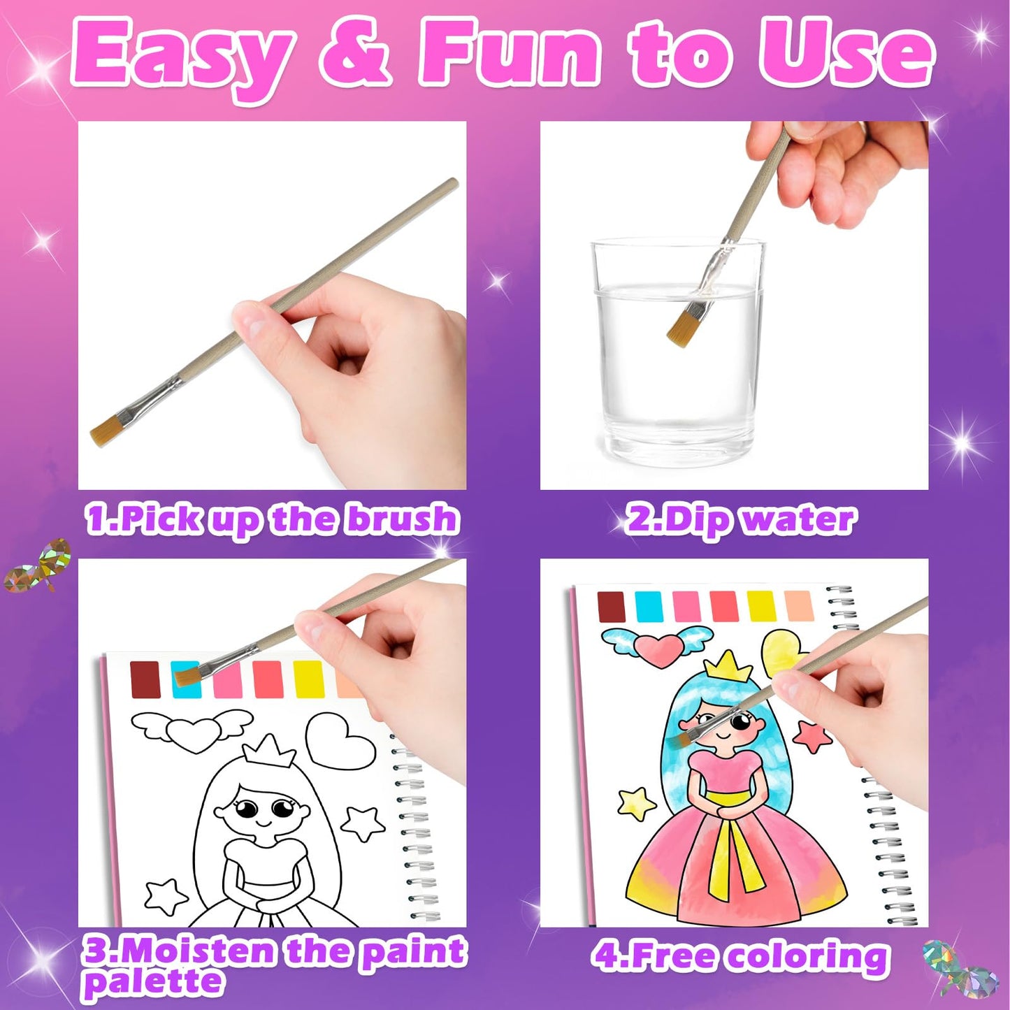 SOOVSY Art & Craft Activity Toys Kit, Foil Animals Crafts Children Fun DIY Creative Toy of The Year, No Mess Art Kits for Kids,