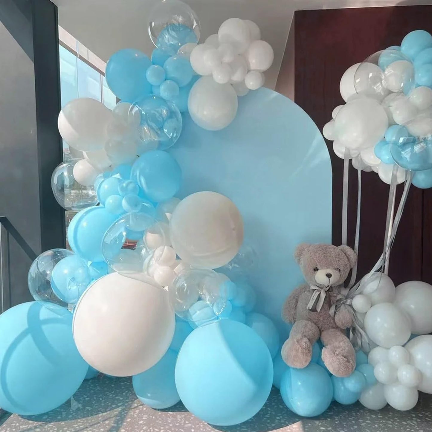 Voircoloria Pale Aqua Balloons, 66Pack 12Inch Aqua Blue Latex Party Balloons For Wedding, Birthday, Graduation, Bridal Shower, B