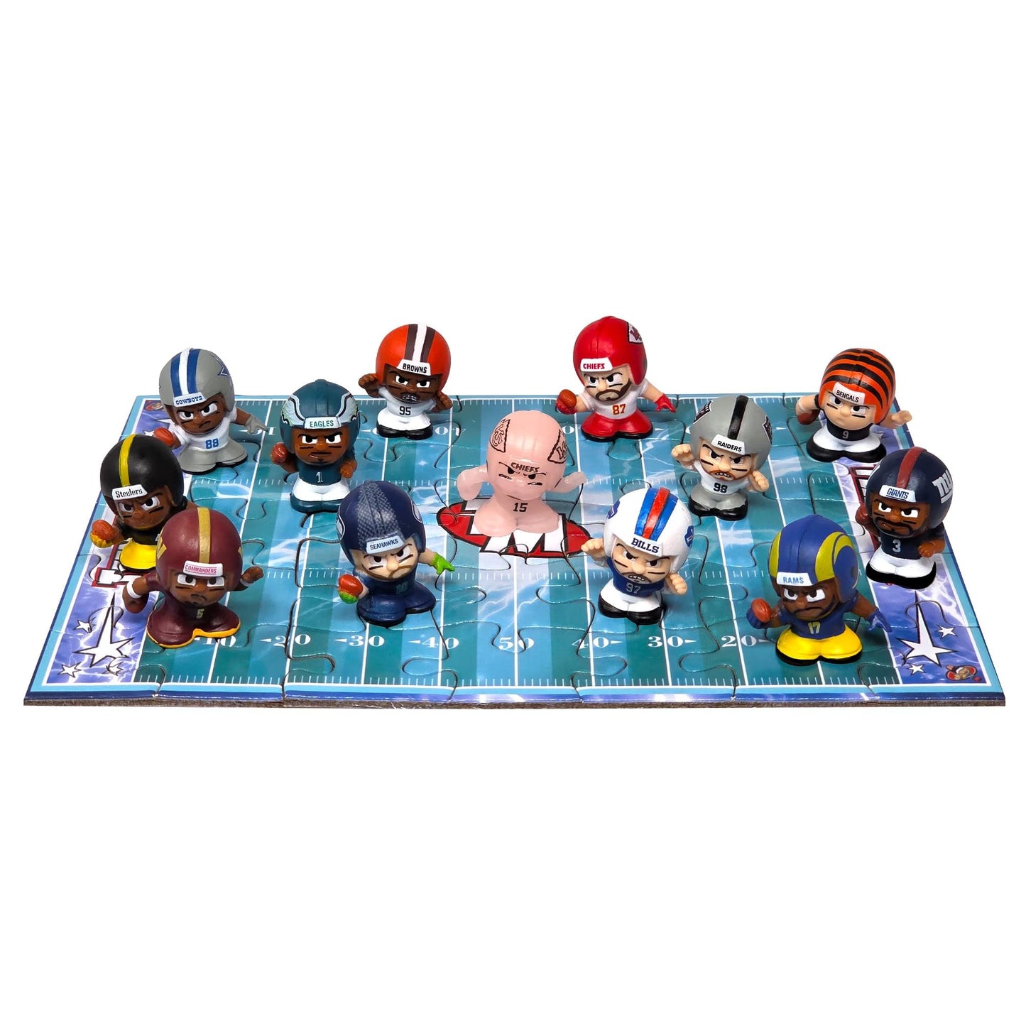Teenymates NFL Series 14-2026 Collector's Gift Set, Multicolored, Small, Plastic, Team Colors Figures