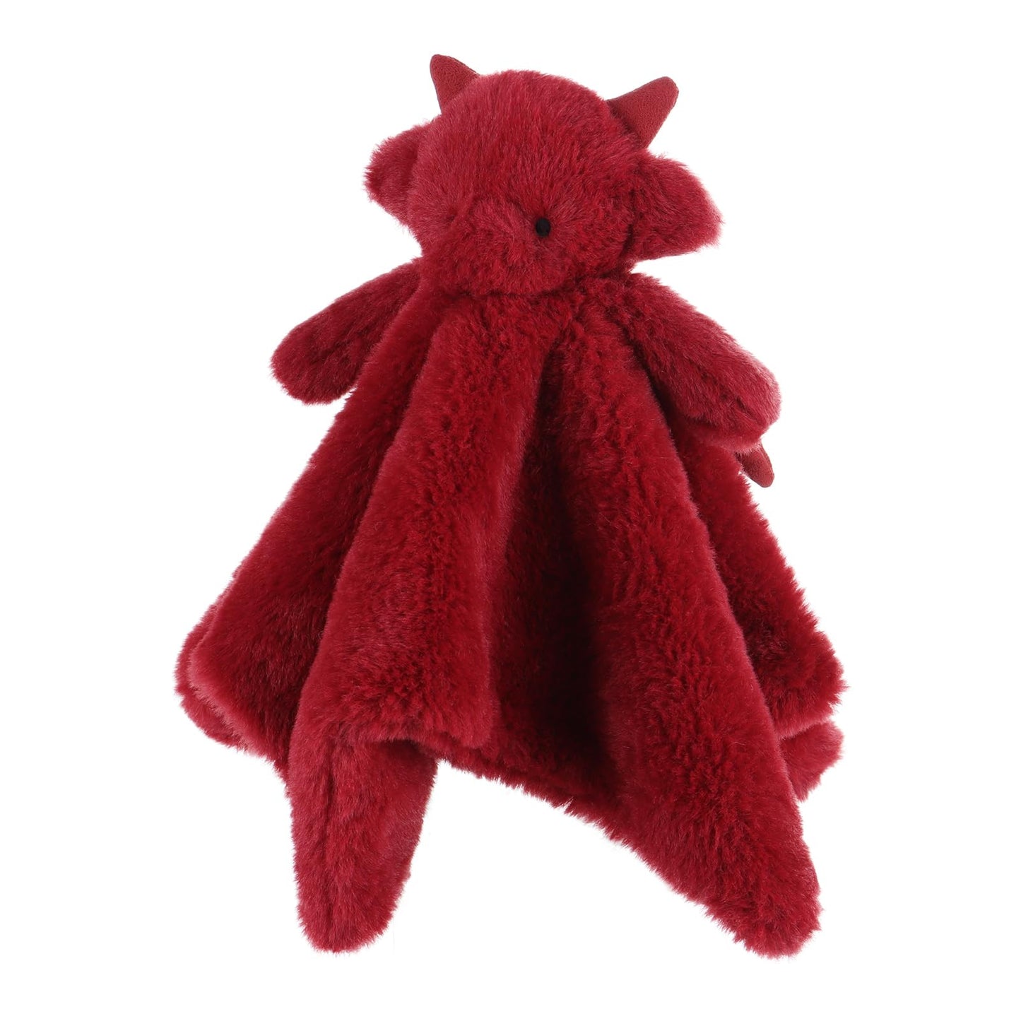 Apricot Lamb Red Dragon Soft Loveys For Babies, Security Blanket For Baby Boy And Girl, 13.8 Inches For Infant And Toddlers