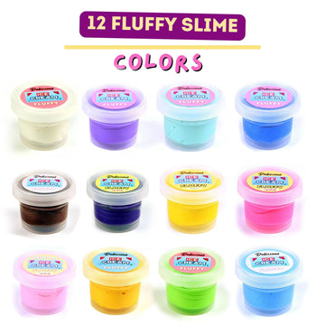Toysbutty Butter Slime Kit For Girls, 12 Color Soft Scented Slime Ice Cream Making Set With 21 Slime Accessories In Gift Box, In