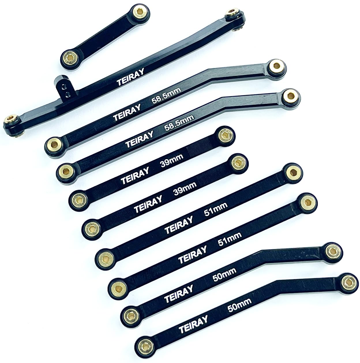 TEIRAY SCX24 Links Upgrades High Clearance RC Crawler Car Steering Rod Tie for AXIAL 1/24 SCX24 AXI00001 C10 AXI00002 Wrangler J