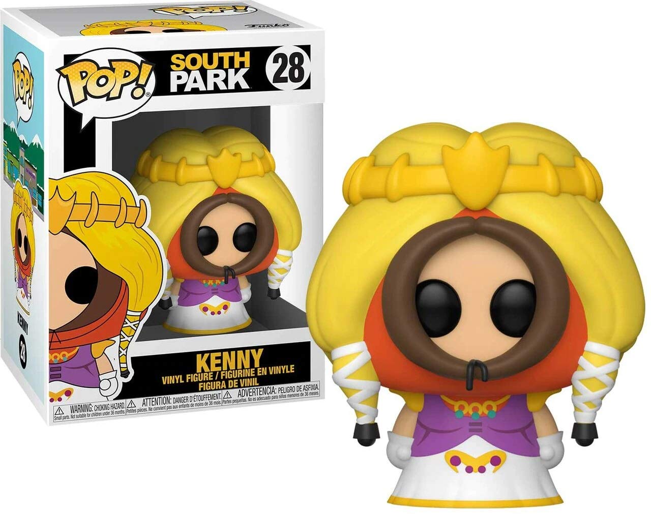 Funko Pop! Animation: South Park - Princess Kenny Vinyl Figure (Bundled With Pop Box Protector Case)