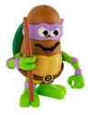 Poptaters Teenage Mutant Ninja Turtles - Includes 1 Character, Selected At Random, Leonardo (Blue) Or Donatello (Purple),12 Facial And Body Parts Including 1 Surprise Potato Head Piece!