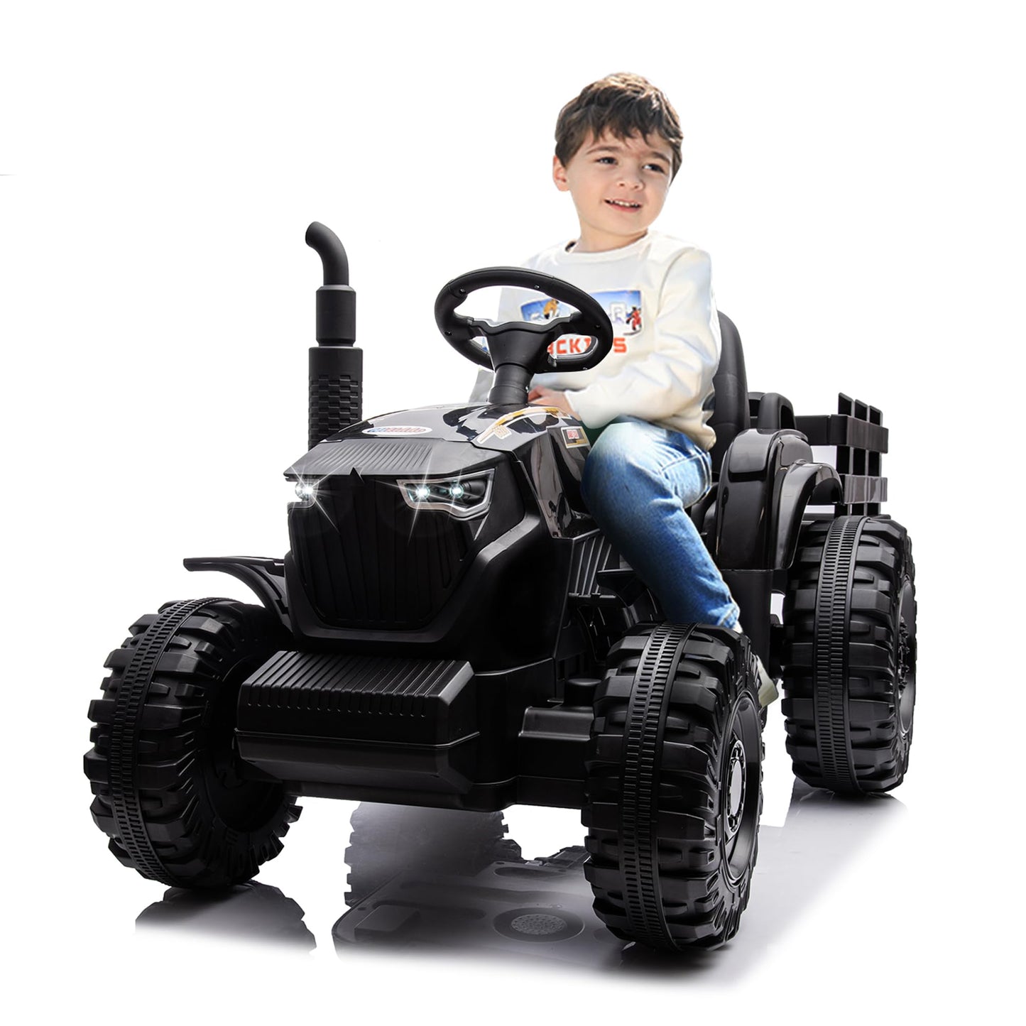 Hikiddo 24V Ride-On Tractor, Ride On Toy Car For Big Kids With Parental Remote Control, 24Volt/9Ah Battery, 400W Dual Motors - B