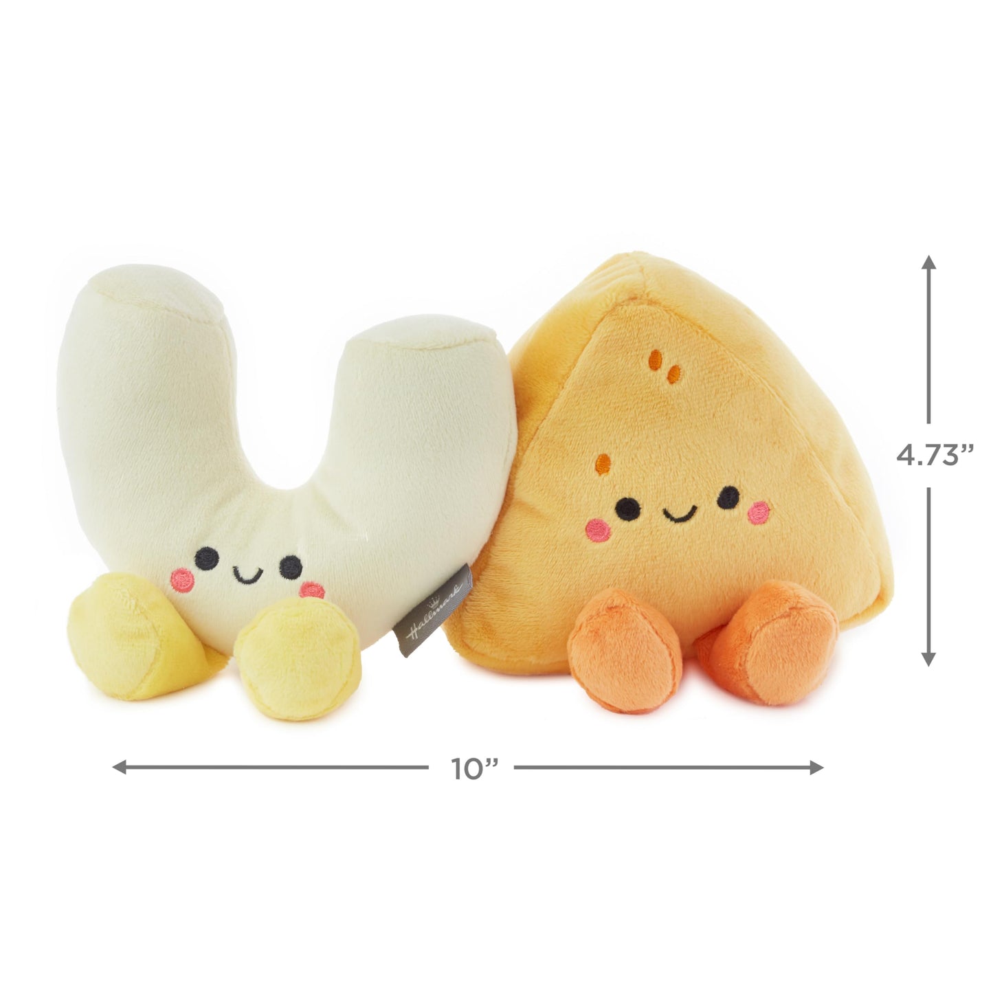 Hallmark Better Together Magnetic Plush (Mac And Cheese) 5'' Stuffed Toys, Easter Gifts For Kids