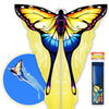 Sgftre Beautiful Yellow Tulle Butterfly For Kids & Adults,Easy To Fly With Kites For Beach Trip Park Family Outdoor Games And Ac