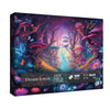 Magical Forest Puzzles Mushroom 1000 Pieces For Adults, Glow Art Jigsaw Puzzles Butterfly, Glitter Flower Jigsaw Puzzle Collage Puzzles As Family Game