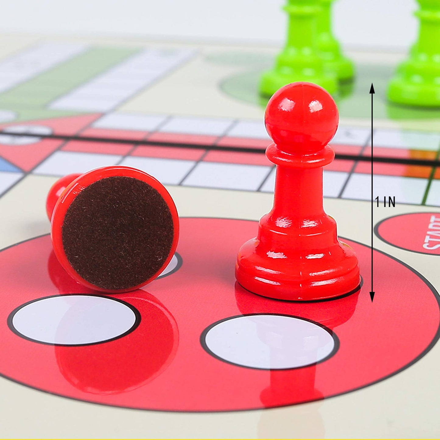 Kidami Ludo Magnetic Board Game Set, Folding And Light-Weight For Carrying, Gift For All Age (10 X 10 Inches)