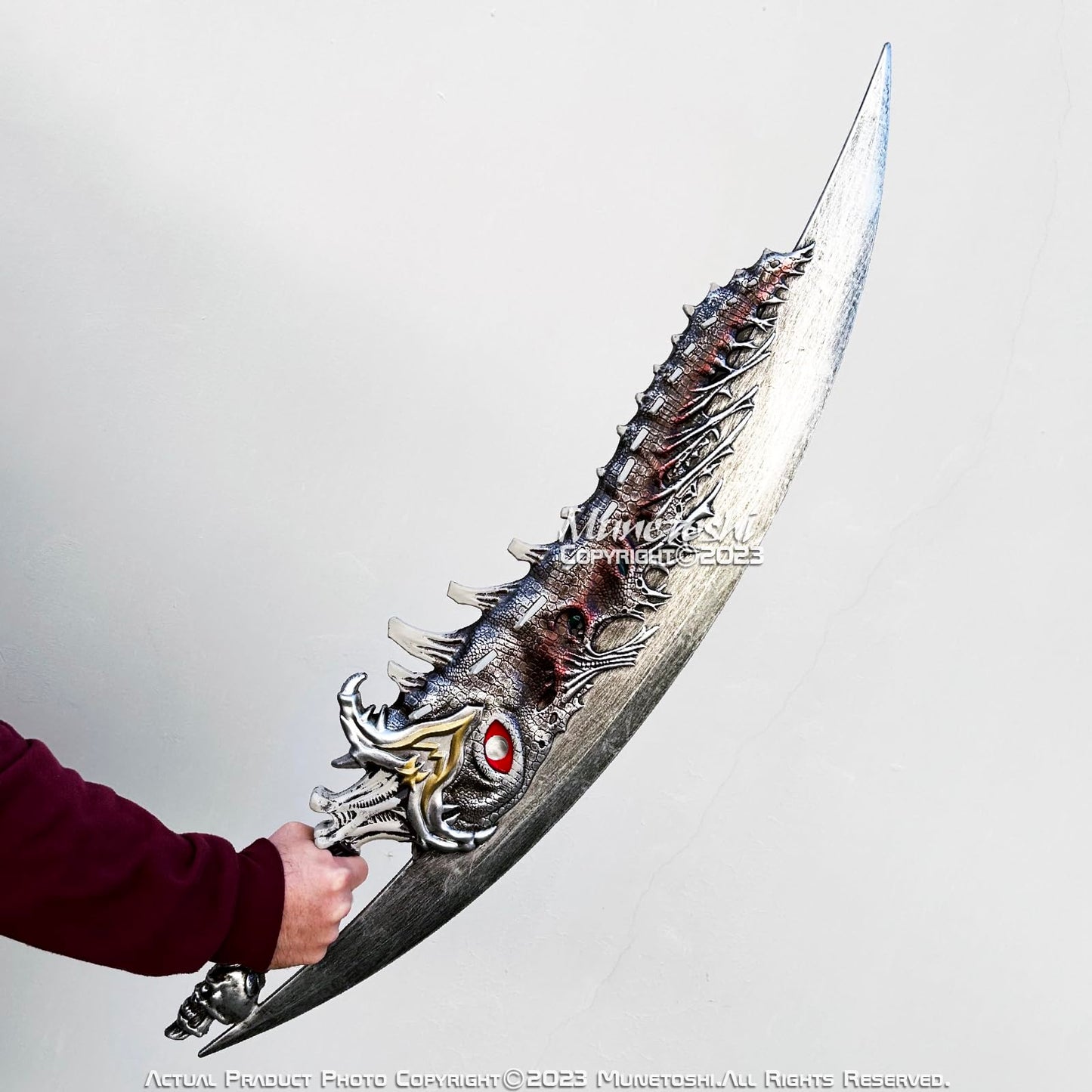 Munetoshi 40 Foam Sparda Devil Arm Dante Cry decorative replica blade Fantasy Horror Video Game Cosplay Prop