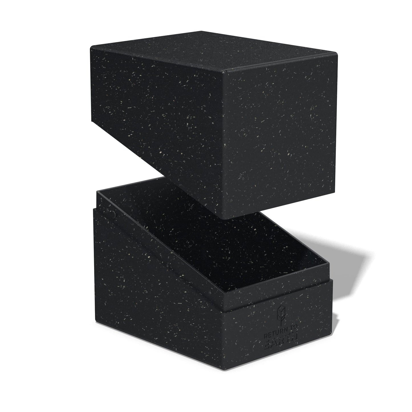 Ultimate Guard Rte Boulder 133+, Deck Case For 133 Double-Sleeved Tcg Cards, Black, 87% Renewable, Made In Germany, Secure & Durable Storage