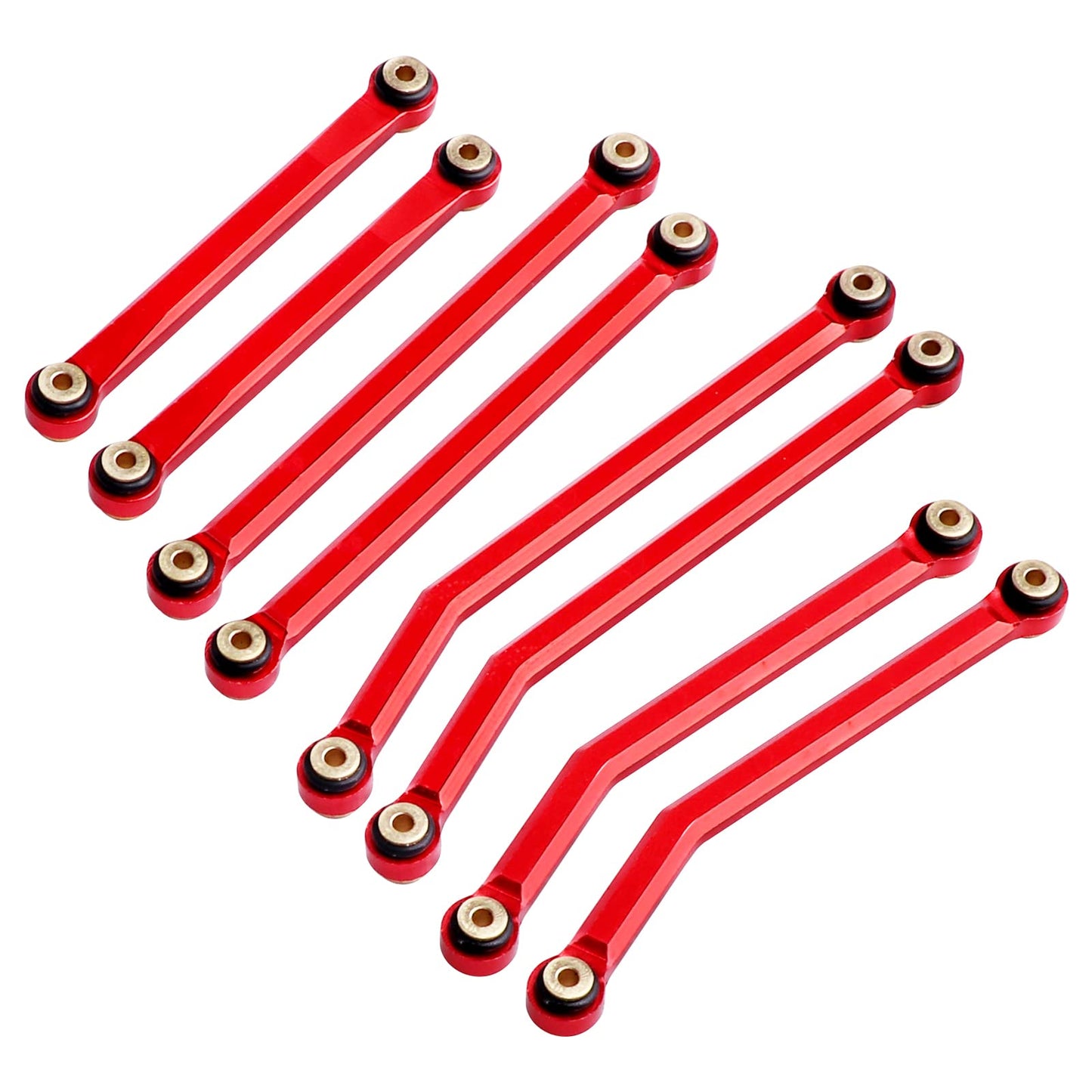 HobbyPark High Clearance Links Set Steering Rod Tie Upgrades for Axial SCX24 C10 AXI00001 Wrangler JLU AXI00002 Bronco AXI00006