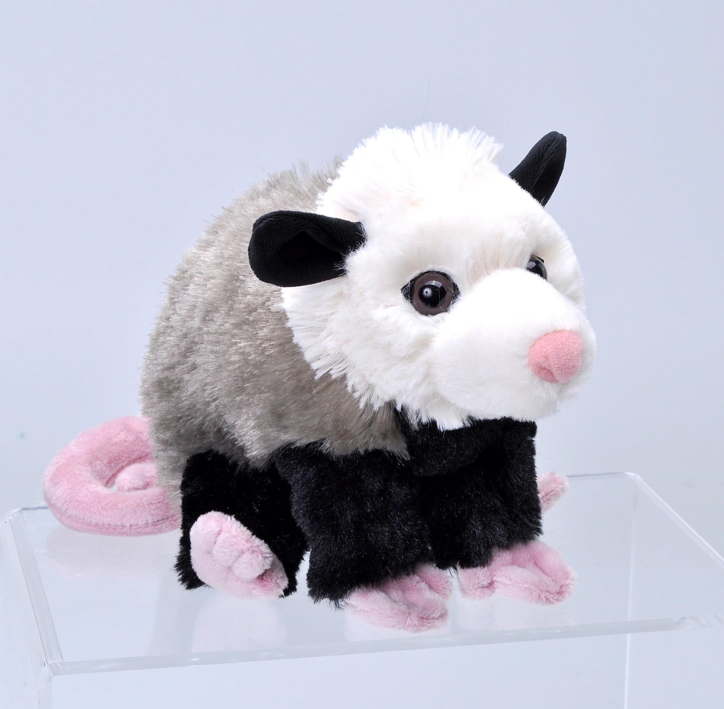 Wild Republic Opossum Cuddlekins Mini Plush Toy, 8 inches, Made from Recycled Bottles, Soft Stuffed Animal for Kids