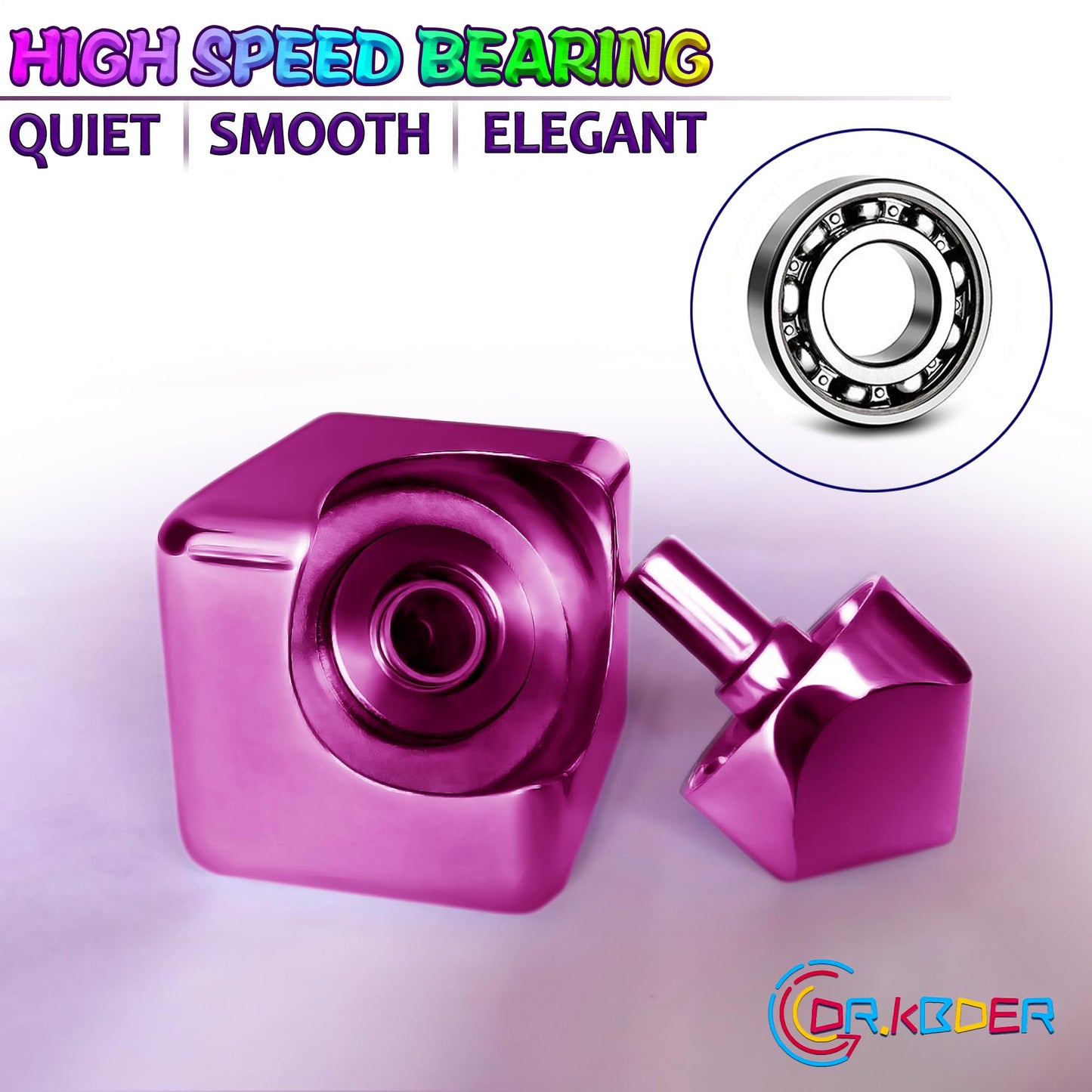 Fidget Spinner Toys Cube Adults, Easter Basket Stuffers For Teens Metal Edc Cool Desk Gadgets Office Toys Small Anxiety Figette