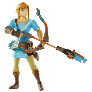 World of Nintendo The Legend of Zelda: Breath of The Wild Link 4 Inch Action Figure