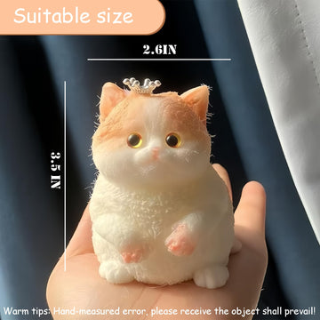 YJPPDD Handmade Taba Squishy Cat Squishy Cat for mature-themed/Kids Cute & Soft Cat Design Stress Relief Perfect Squeeze Toys Gift for Relaxation and Fun