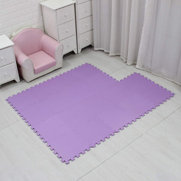 MQIAOHAM 18 Pieces Puzzle Play Mats, Soft Baby Play Mat, Kids Interlocking Foam Floor Tiles, Toddlers Carpet Playmats G301018-11