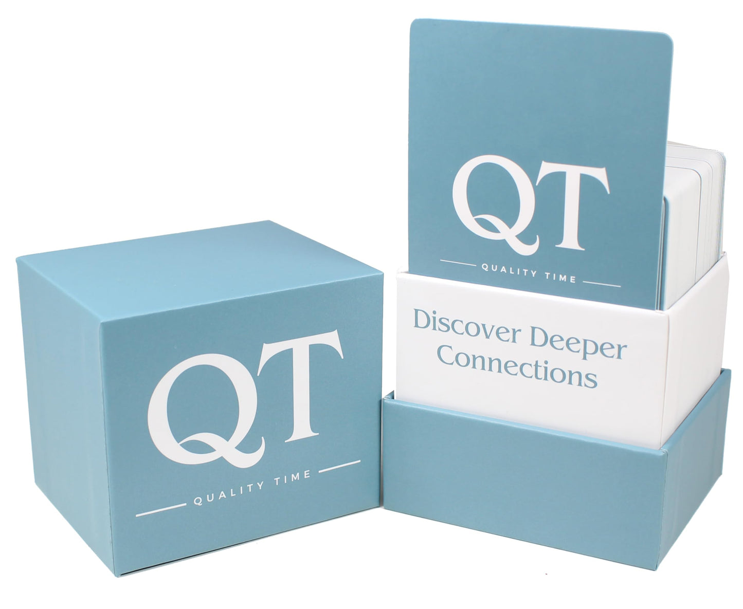 Qt - Quality Time Question Game - Discover Deeper Connections With 150 Questions - Go From Fun To Deep Topics