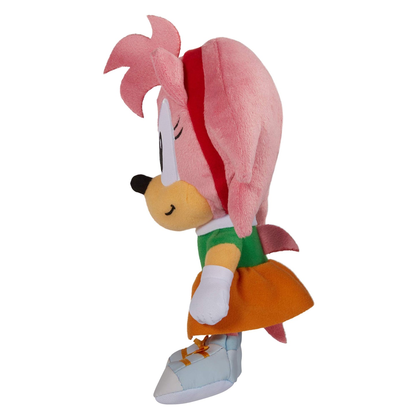 Sonic The Hedgehog 7-Inch Plush Collectible Figure - Amy, Soft Plush Material, Model 400704-24PB