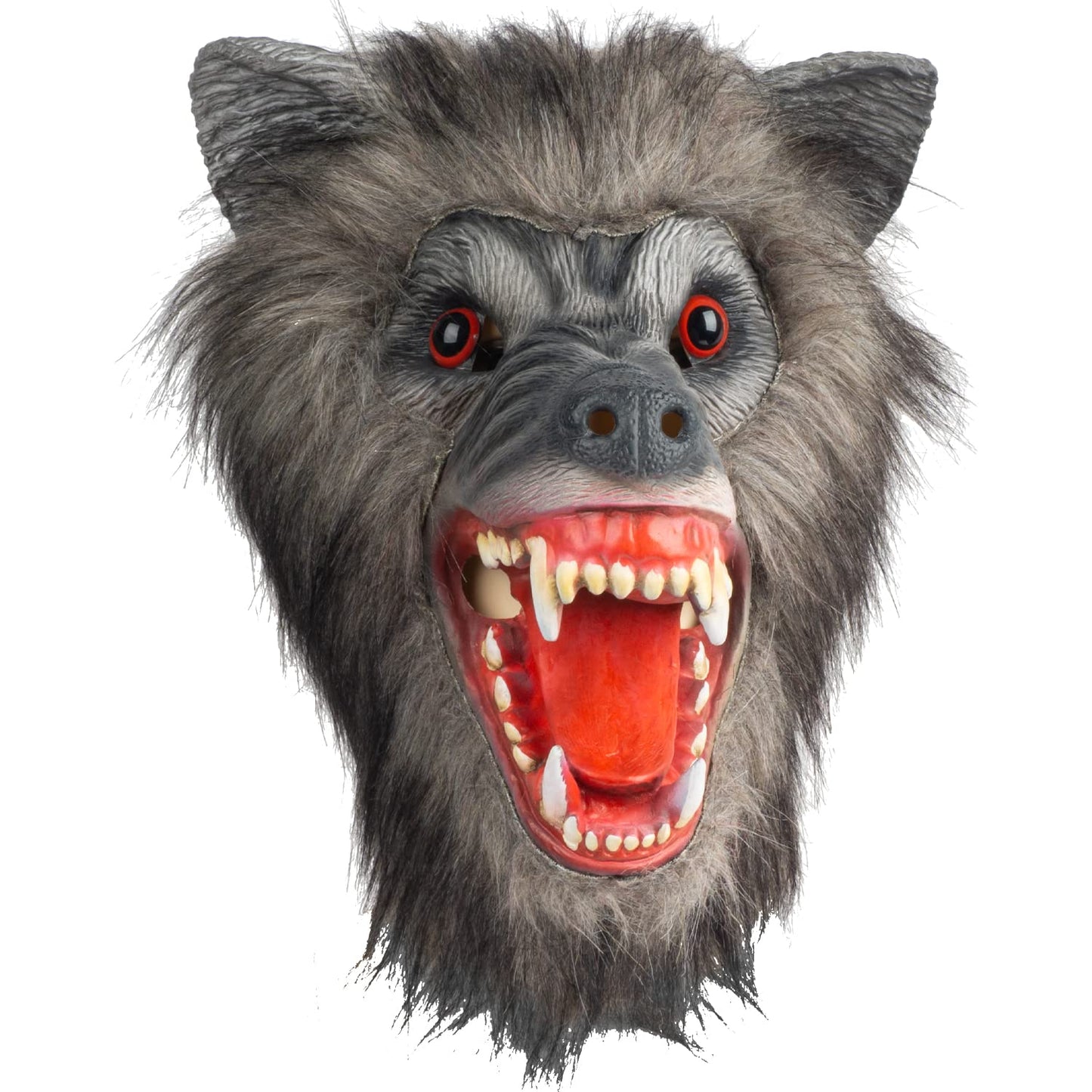 PartyHop Werewolf Mask Scary Latex Full Head Scary Horror Mask Fancy Dress for Halloween Carnival Costume Party