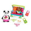 Lil Woodzeez - 13Pcs Baby Sitter Playset - Miniature Dollhouse Furniture & Accessories - 3 Doll Figures Included - Pretend Play