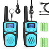 Walkie Talkies For Kids Rechargeable, 2 Pack Long Range Walkie-Talkie For Small 2 Way Radio Hands-Free Outdoor Camping, Hiking T