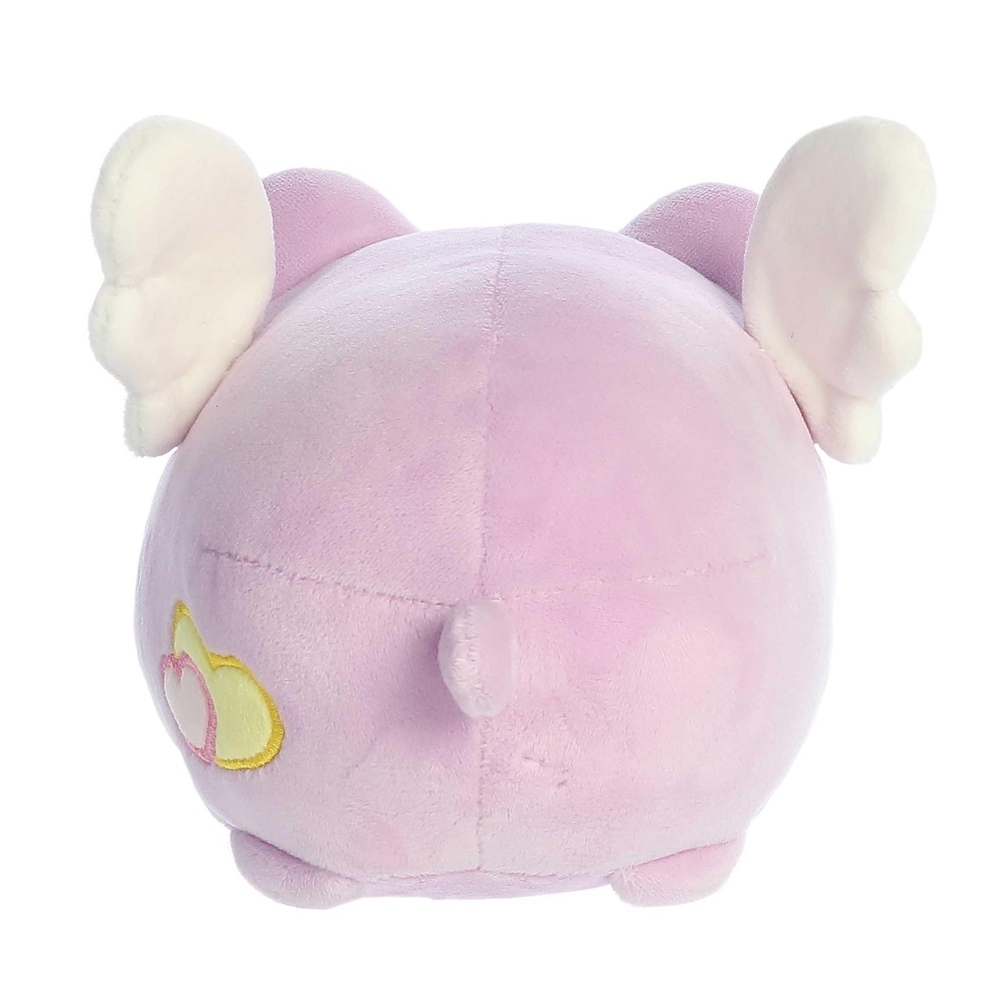 Aurora Enchanting Tasty Peach Candy Heart Meowchi Stuffed Animal - Bright & Colorful Design - Showpiece Plush - Lavender 7 Inche