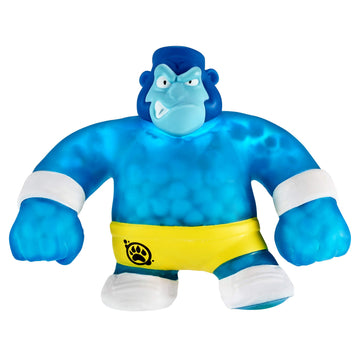 Goo Jit Zu Heroes of Goo Jit Zu Crunchy Gorilla Action Figure - Silverback, Multicolor, Plastic, Model 41028