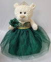 Kinnex Collections Since 1997 20' Quince Anos Quinceanera Last Doll Teddy Bear With Dress (Centerpiece) ~ Arc16831-33 (Emerald Green)