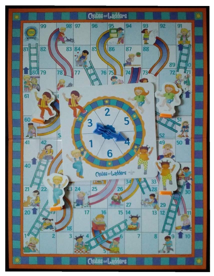Chutes And Ladders Game - 1999 Edition