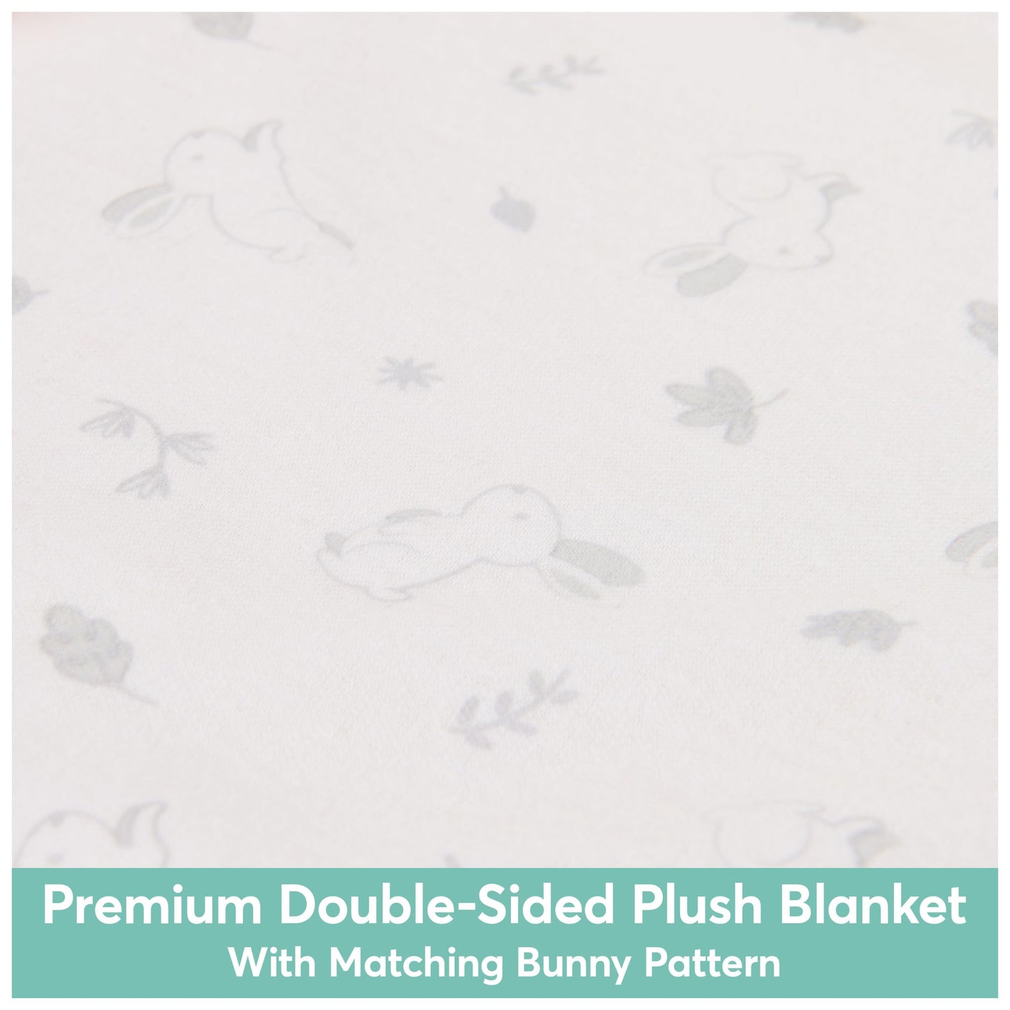 Gund Baby Sustainably Soft Bunny Lovey, Stuffed Animal Plush Blanket Made From 100% Recycled Materials, For Babies And Newborns,