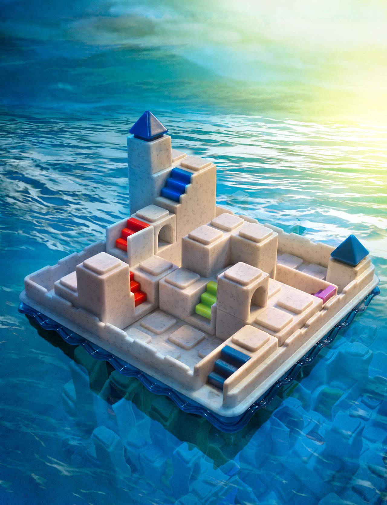 Smartgames Atlantis Escape; A 3D Path-Building Travel Game For Kids And Adults, A Stem Focused Cognitive Skill-Building Brain Game - Brain Teaser For Ages 8 & Up, 60 Challenges.