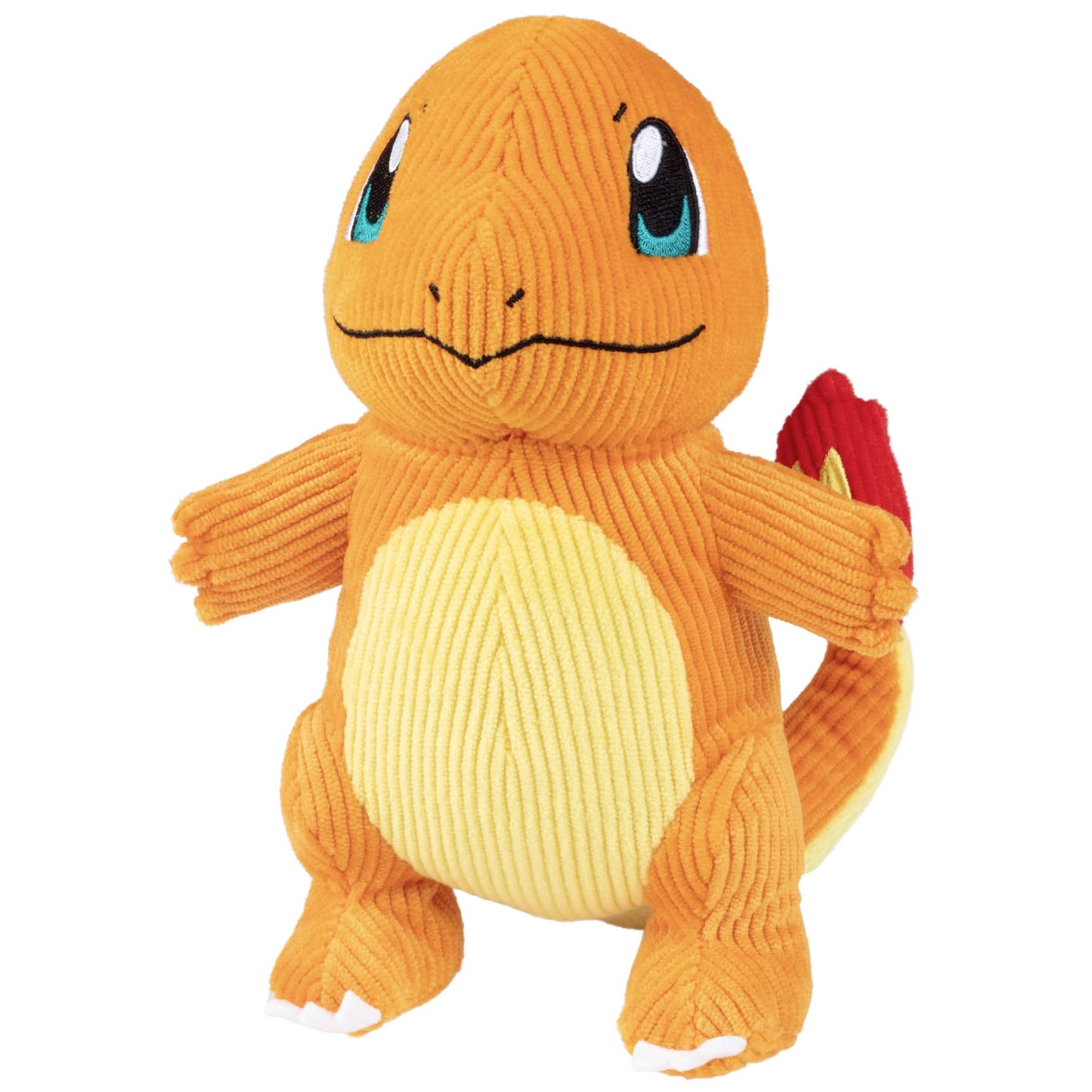 Pokémon 8' Charmander Corduroy Fabric Plush - Officially Licensed - Quality Authentic & Soft Corduroy Stuffed Animal Toy - Limited Edition - Great Gift For Kids, Boys, Girls & Fans Of Pokemon