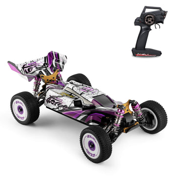 GoolRC WLtoys 124019 RC Car, 1/12 Scale 2.4GHz 4WD 60km/h High Speed Racing Buggy Drift Car RTR, Aluminum Alloy Chassis, Zinc Al