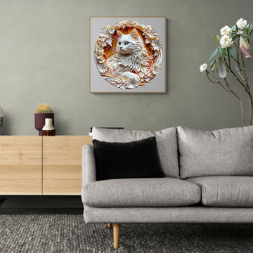 Jigfoxy Wooden Puzzle for Adults, 3D Cat Wooden Jigsaw Puzzles for Adults, Unique Animal Shape Wood Cut Puzzles for Family Frien