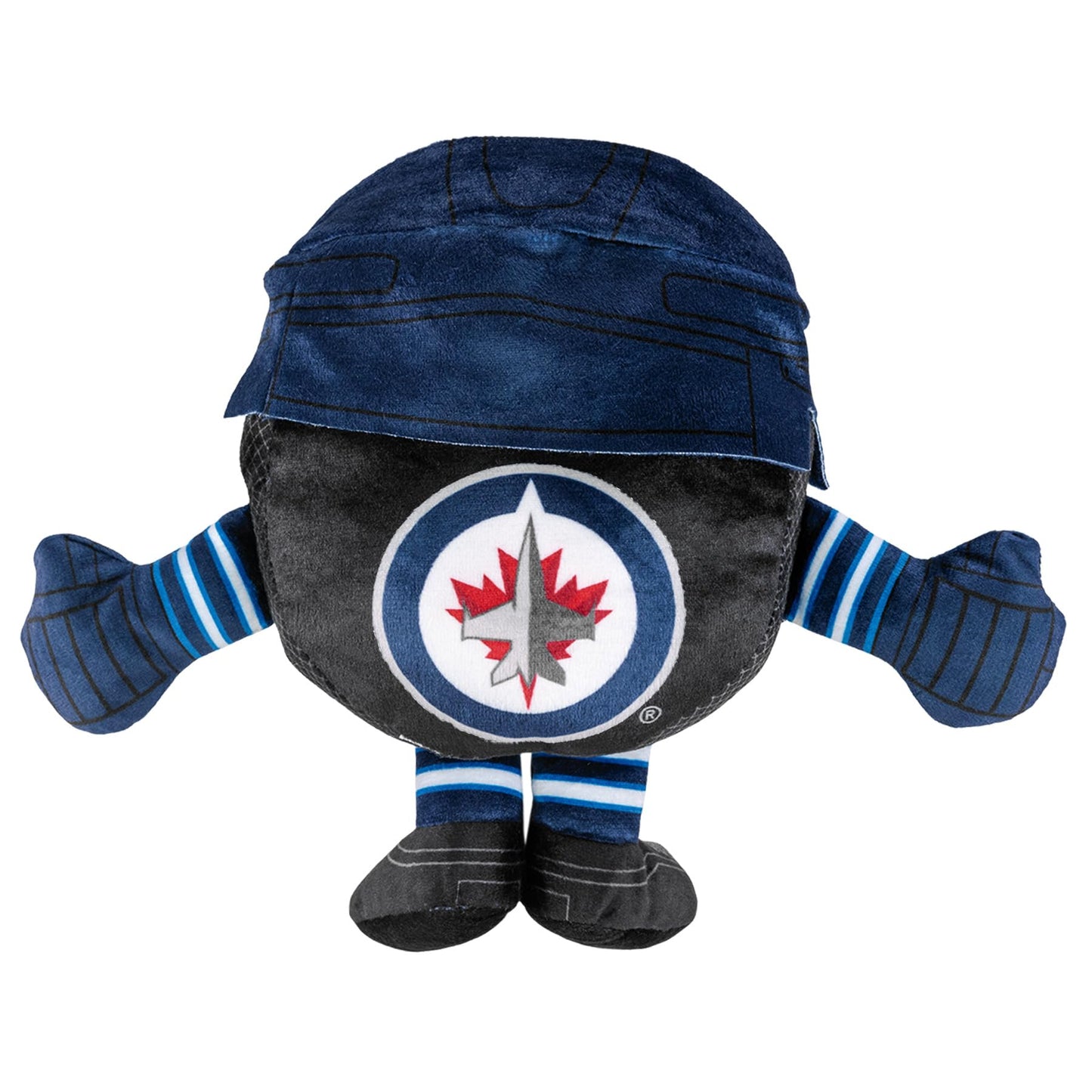 Bleacher Creatures Winnipeg Jets 8'' Nhl Kuricha Hockey Puck Sitting Plush - Soft Chibi Inspired Plush