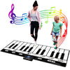 SUNLIN 6ft Piano Mat - 24 Keys, 10 Demos, 8 Sounds, Vinyl, White, Model SLW968 - Interactive Musical Toy for Ages 3-9