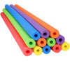 Nezyo 12 Pack Pool Noodles Foam Swim Noodles 52 Inch Jumbo Hollow Swimming Pool Noodle Bulk Bright Pool Noodles Floats Heavy Dut