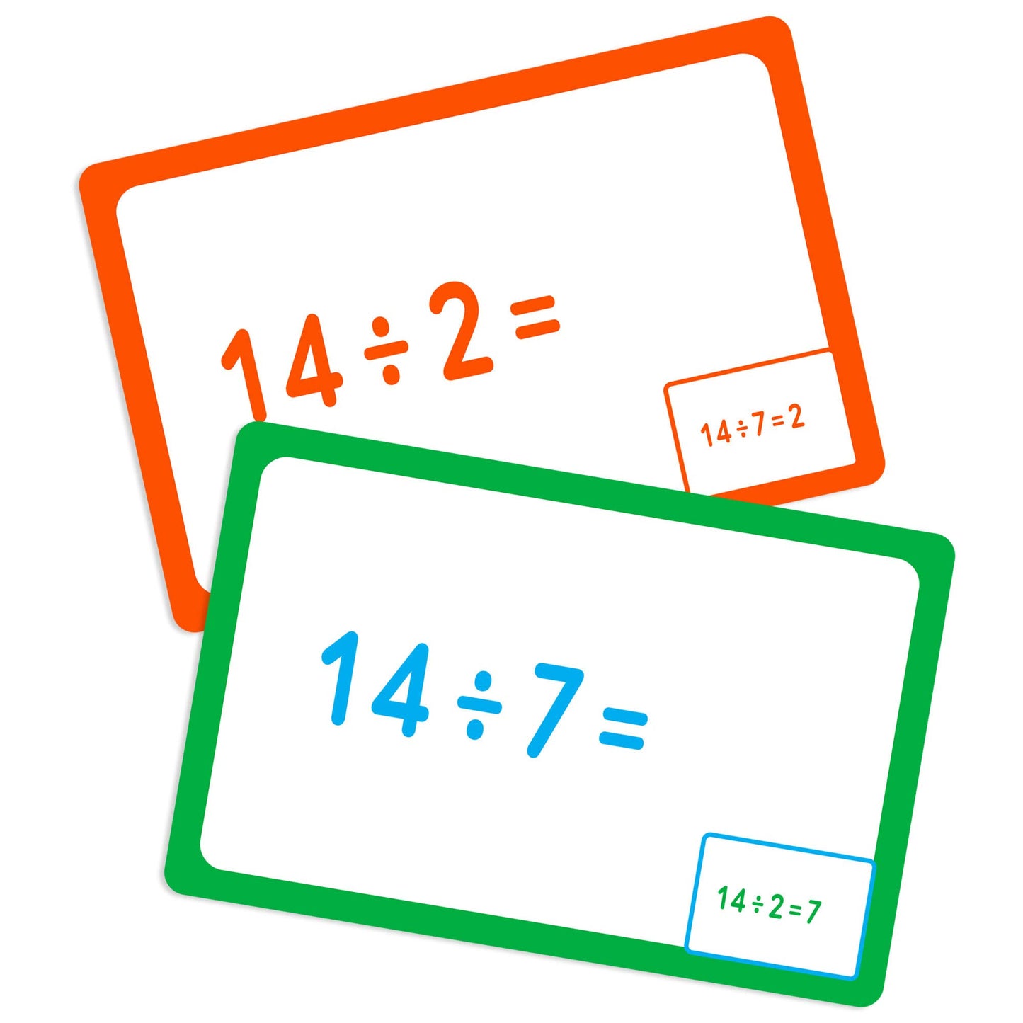 Bazic Division Flash Cards, Numbers Elementary Math Flashcards Game At School, Problem Solving For Ages 8+ 3Rd Grade 4Th Grade (36/Pack), 1-Pack