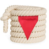 Thadavo Tug of War Rope with Flag for Kids and Adults, Soft Cotton War Rope for Field Day Family Reunion Birthday Party Games, O