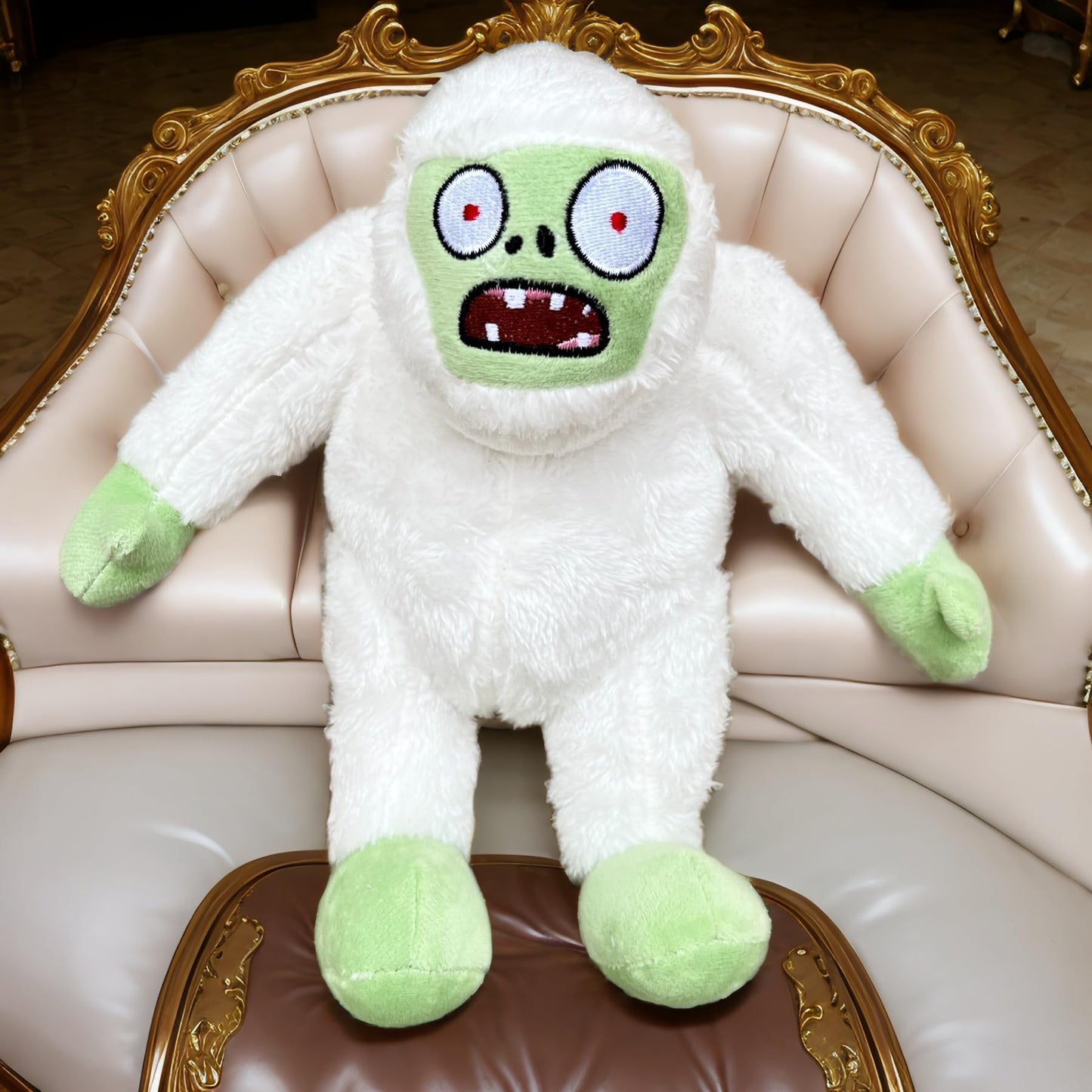 Dyharnsty Plants Vs Zombies Plush Toys Yeti Zombie Soft Figure Doll, Gifts For Kids Birthday,Halloween And Christmas