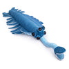 ZHONGXIN MADE Realistic 25 Blue Opabinia Regalis Plush Toy - Kids Cambrian Sea Creature Stuffed Animal