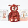 Slumberkins 14' Alpaca Kin & 2 Board Books Complete Set Bundle | Promotes Stress Relief & Coping Skills | Social Emotional Tools For Ages 0+ (Alpaca Kin Plush + 2 Board Books)