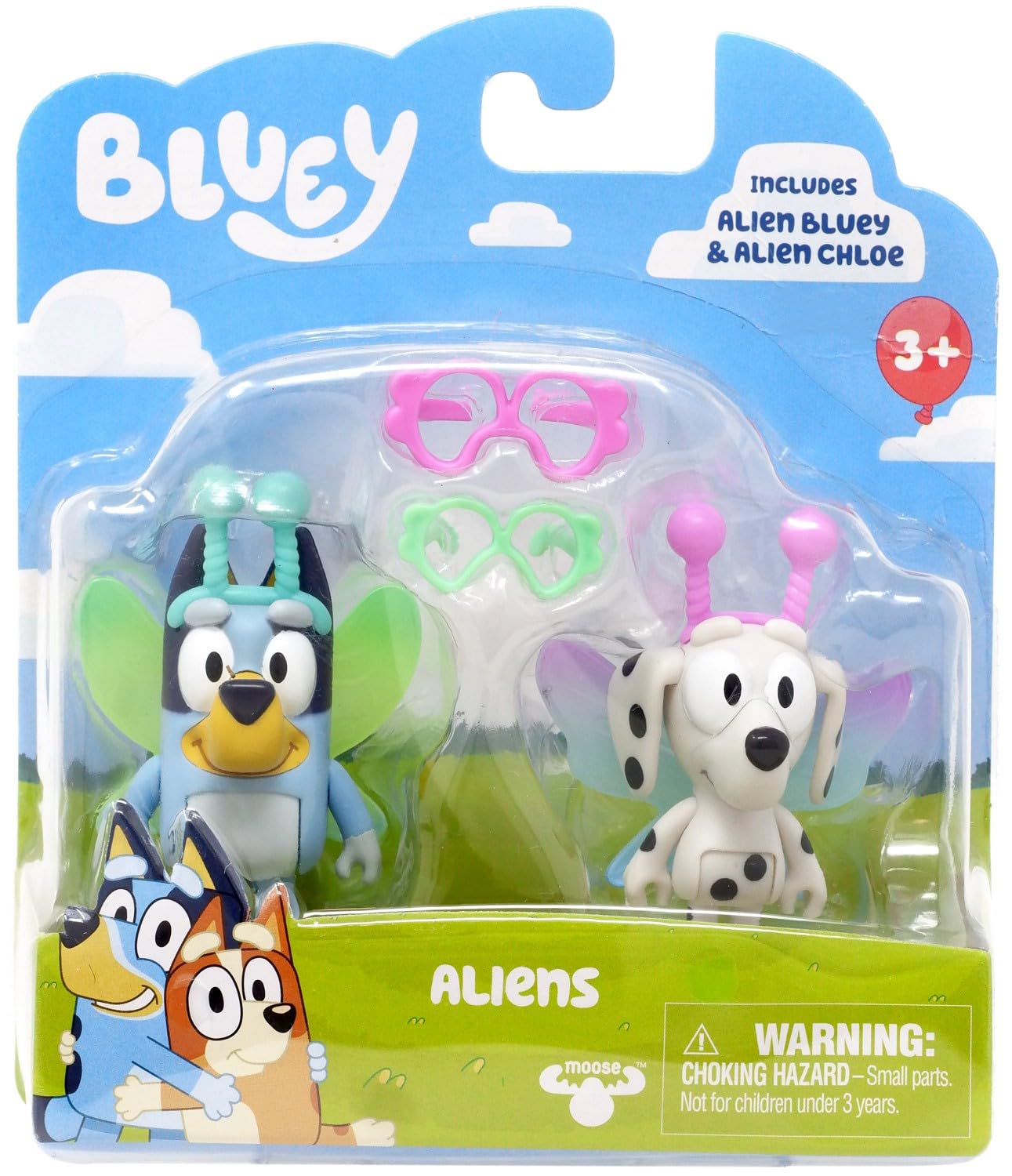 Bluey S10 Figure 2Pk Aliens Chloe