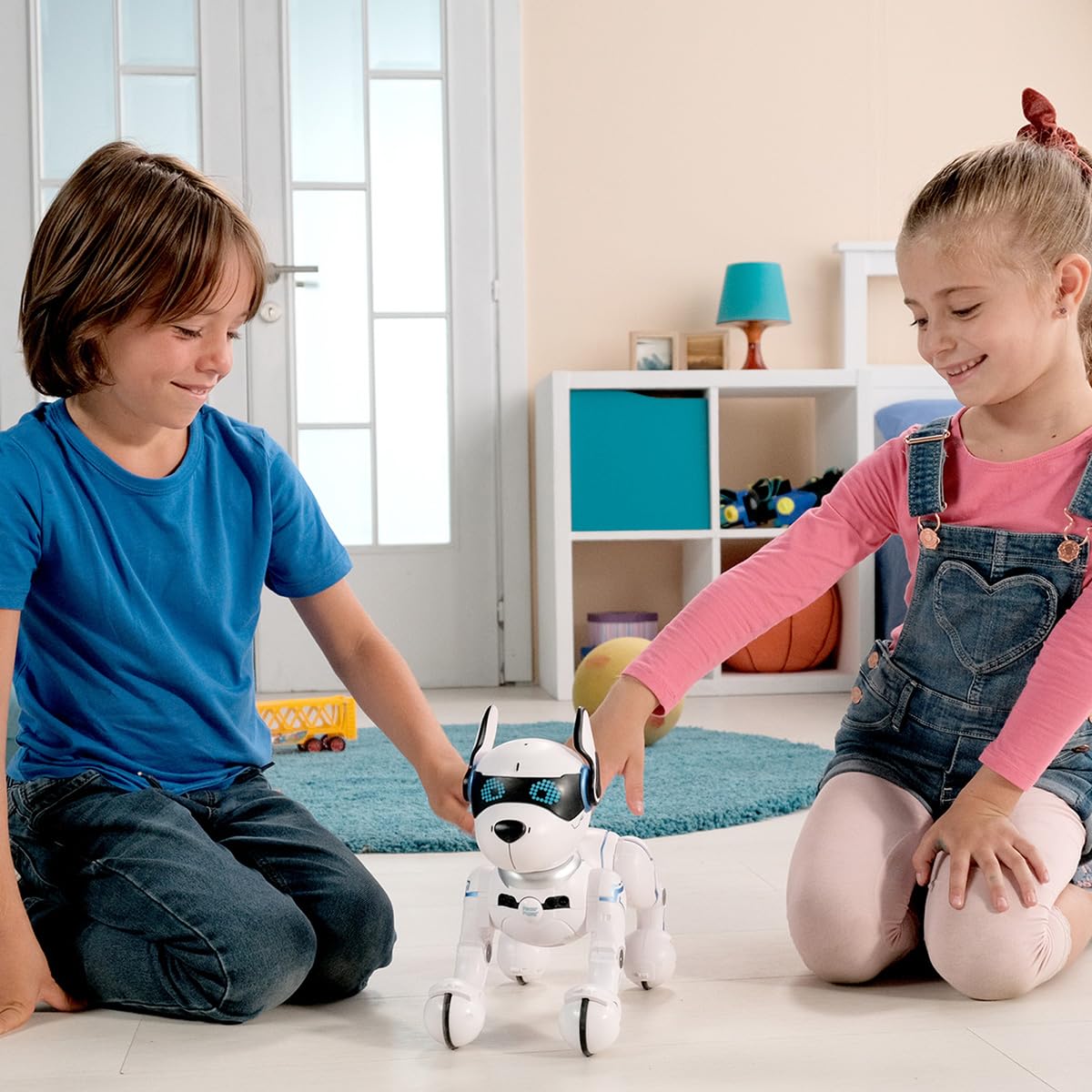 Lexibook Power Puppy - My Smart Dog Robot to Train - Programmable Robot with Remote Control, Training and Gesture Control Functi