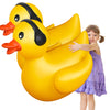 Hungdao 2 Pack 4 Feet Giant Inflatable Duck Huge Rubber Duck Large Blow Up Ducky Inflatable Ducky Pool Float Summer Beach Swimmi
