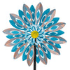 Viveta Wind Spinners,18 * 81'' Large Outdoor Wind Spinner,Double-Side Wind Sculpture With 4 Sturdy Stake,Metal Windmill For Yard