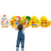 Chick Squad Activity Wall Busy Board Panels | 11-In-1 Wooden Sensory Wall Panel For Kids, Montessori Learning Activity Center | Perfect For Toddler Playroom Daycare Nursery Classroom Dentist Office