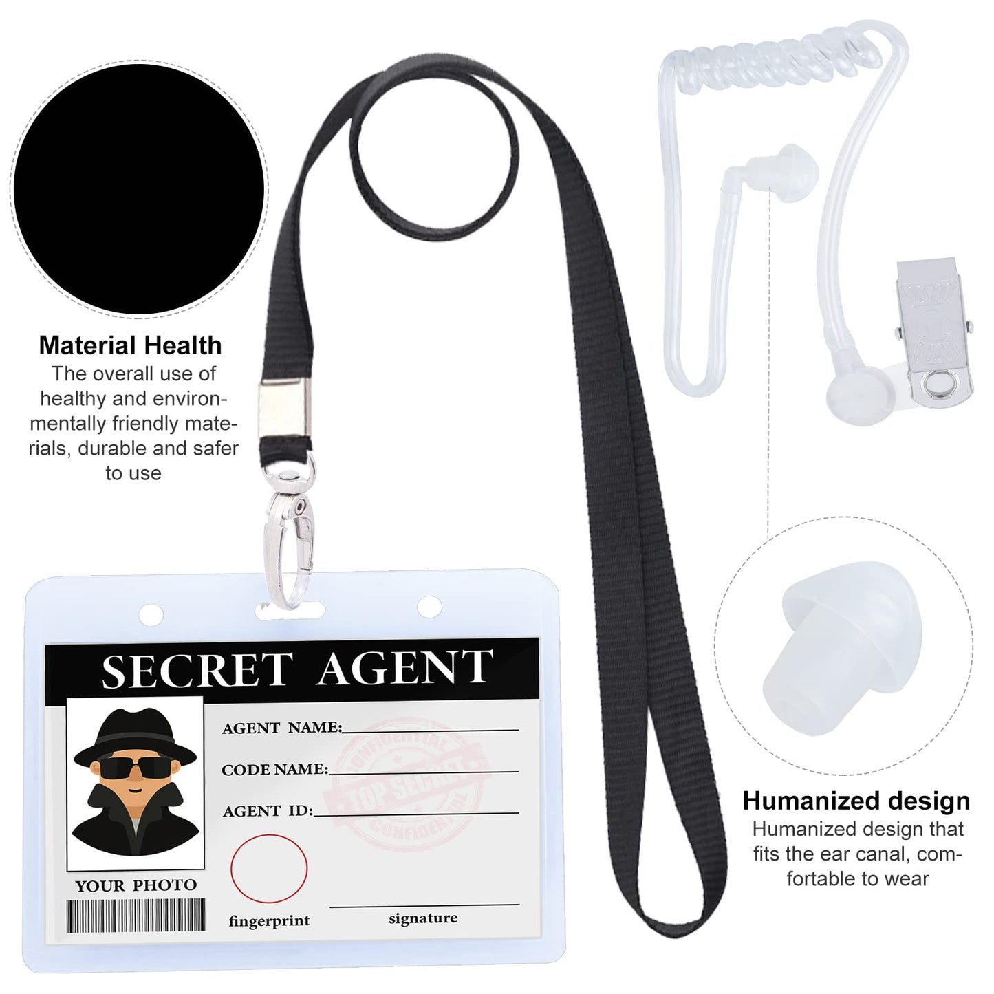 Yewong Kids Detective Spy Costumes Accessories With Spy Hat Sunglasses